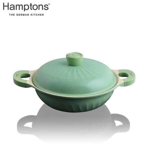 [새상품] [미개봉] Hamptons 독일햄튼 벤타니 세라믹 인덕션냄비28CM(양수웍)(HTV-V28PP)