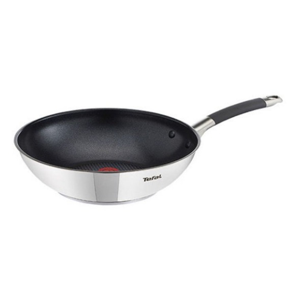 [새상품] [미개봉] 테팔 일리코 스테인레스 볶음팬(wok) 28cm