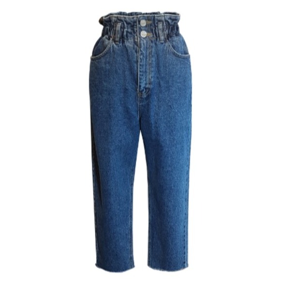 [리퍼브] EYEYE BAND DENIM PANTS_BLUE