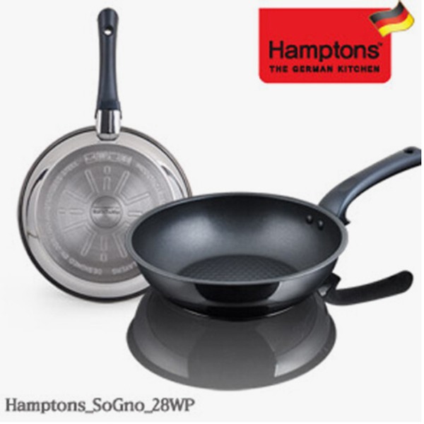 [새상품] [미개봉] Hamptons 독일햄튼 소노 스텐 인덕션 궁중팬 28CM (HTS-28W)