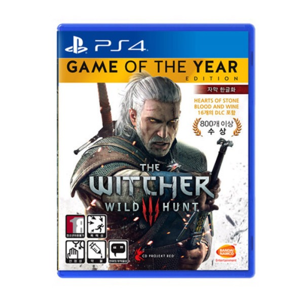 [미사용 리퍼] PS4 더 위쳐3 와일드 헌트 GOTY 에디션 한글일반판