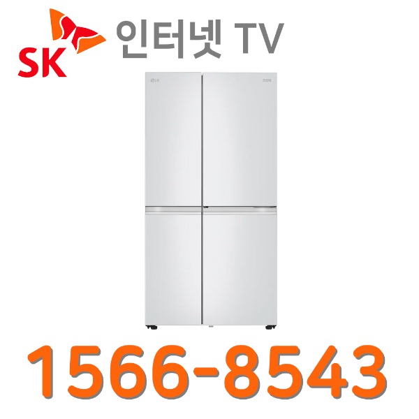 SK POP 인터넷가입 설치 LG디오스양문형냉장고821L S834W35인터넷가입 할인상품