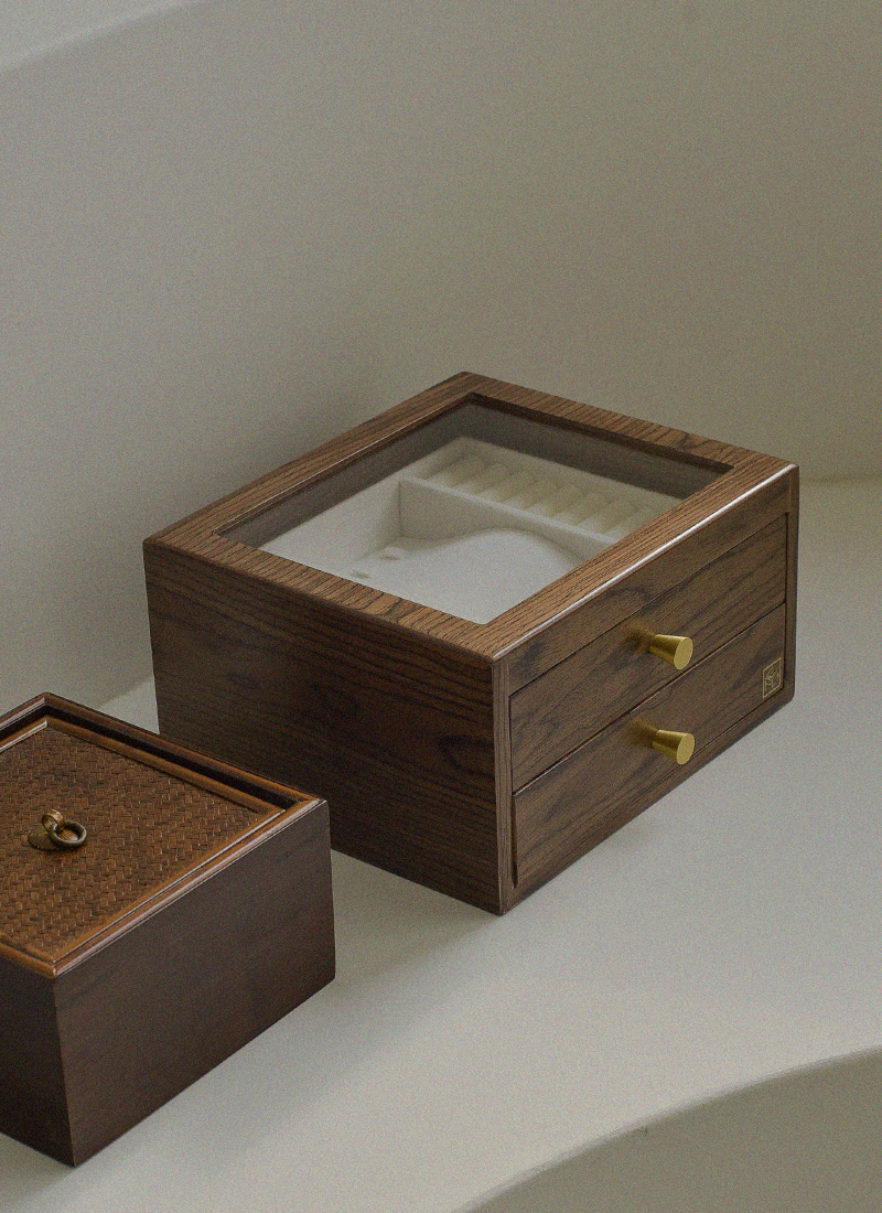 DRAWER WOOD JEWELY CASE