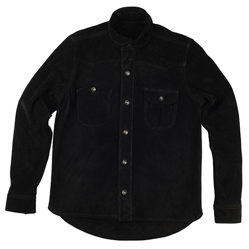 [엘솔리타리오] El Solitario Vandal Suede Overshirt Black