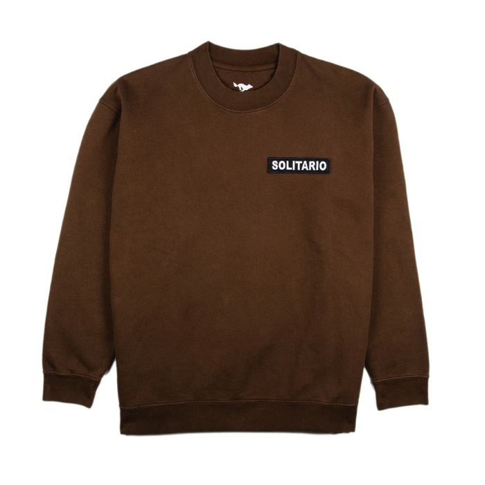 [엘솔리타리오] El Solitario Solitario Brown Sweatshirt