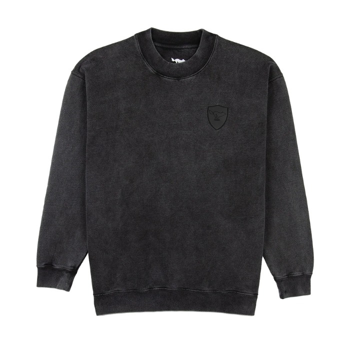 [엘솔리타리오] El Solitario Insignia Black Sweatshirt