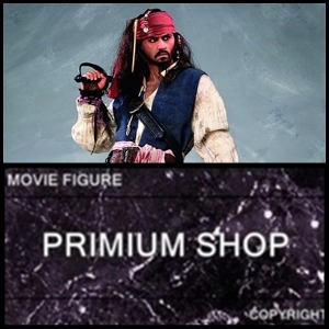 (A검수확인품)시네마킷잭스페로우레전드품cinemarketjacksparrow1/2레전스사이즈(국내배송한정수량품)