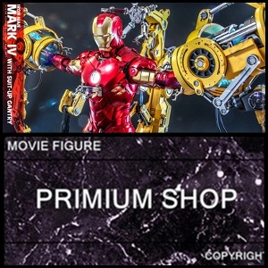 ( P+미개봉)핫토이겐트리마크4+슈트업셋트품ironmanmarkIVsuitupgantrybyhottoys(쿼터사이즈국내배송품)