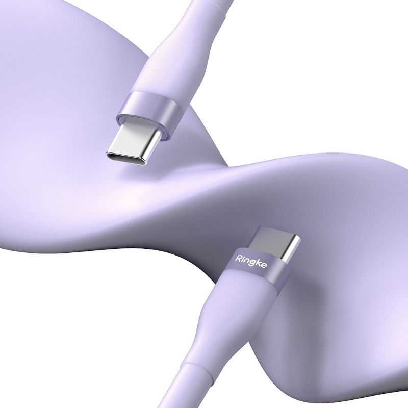 [C to C / USB-C타입 1.2/2m]링케 Type-C 고속 충전 파스텔 케이블 아이폰15,아이폰14,핸드폰케이스,갤럭시케이스,아이폰케이스,투명케이스,Z플립케이스,폴드케이스