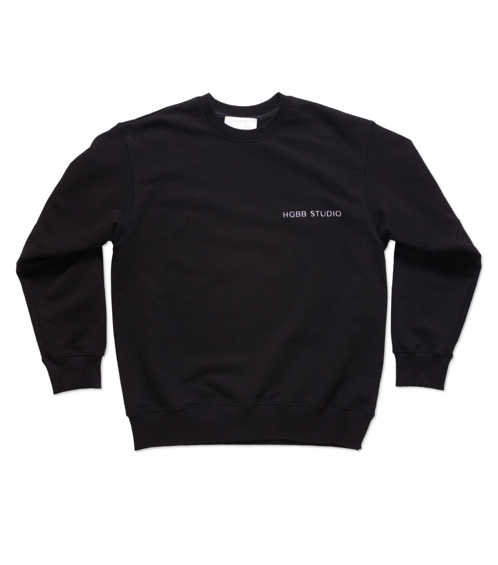 HGBB STUDIO]HGBB LOGO SWEATSHIRT 'BLACK' - RINOSTORE