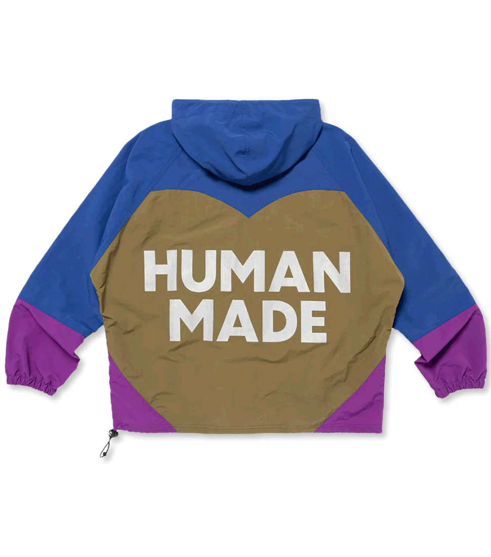 HUMAN MADE] ANORAK PARKA 'BLUE' - RINOSTORE