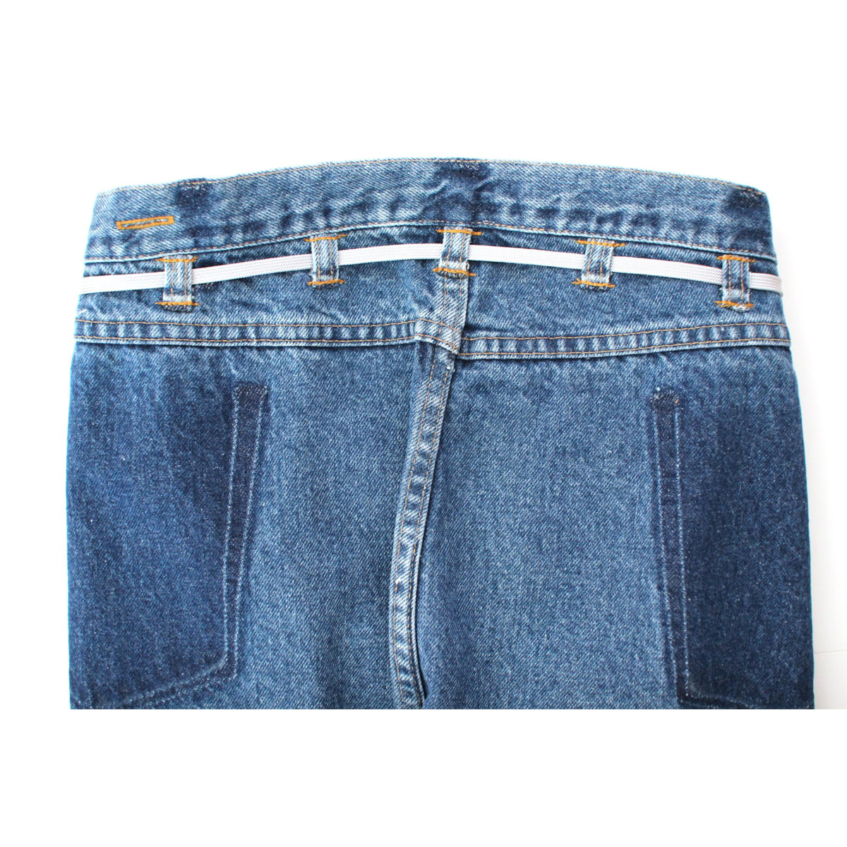MAISON EUREKA] VINTAGE REWORK BIGGY PANTS 'BLUE' - RINOSTORE