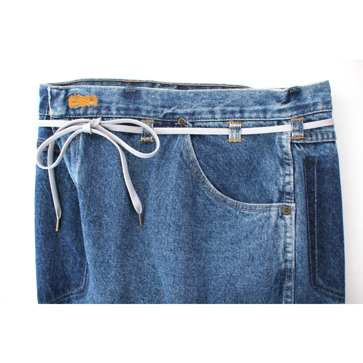 MAISON EUREKA] VINTAGE REWORK BIGGY PANTS 'BLUE' - RINOSTORE