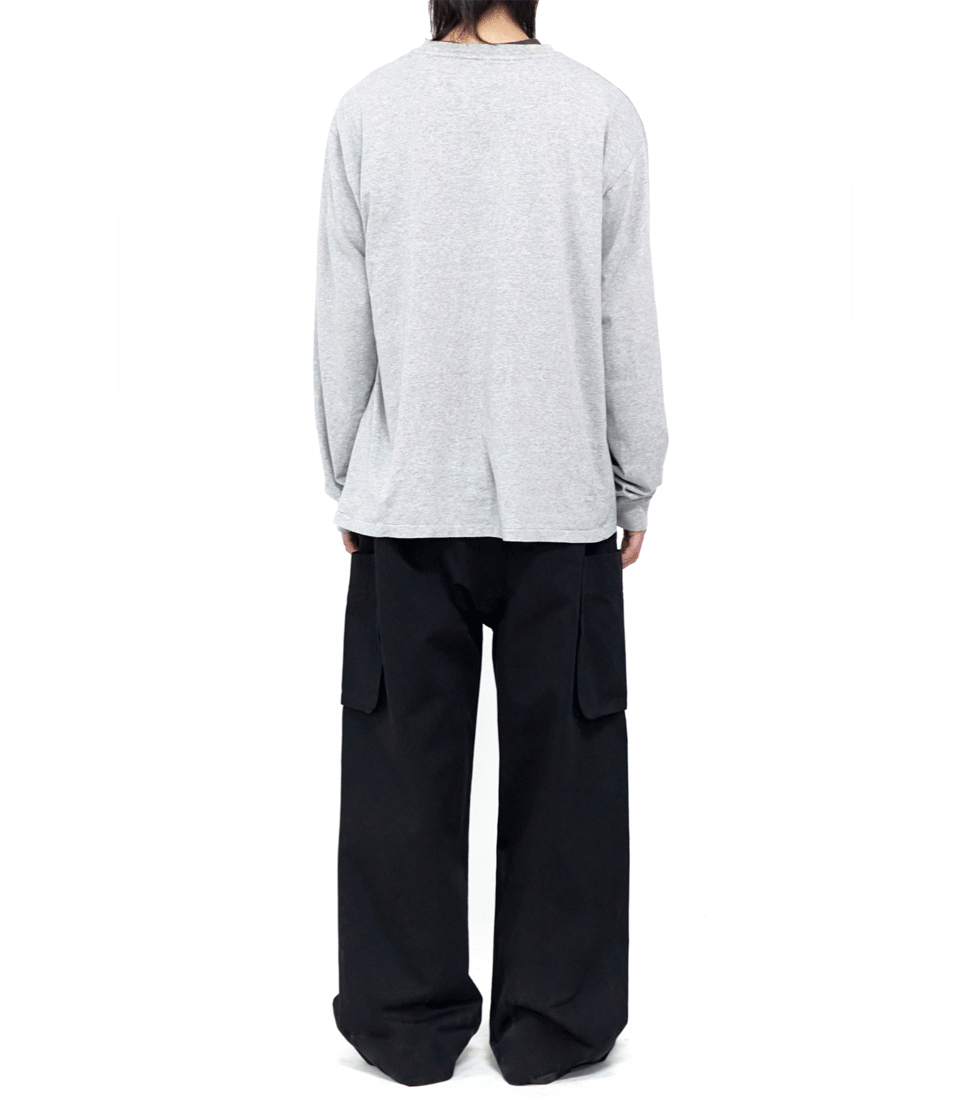 週間売れ筋 CARGO POLYTERU]BIG PANTS'BLACK' RINOSTORE - パンツ