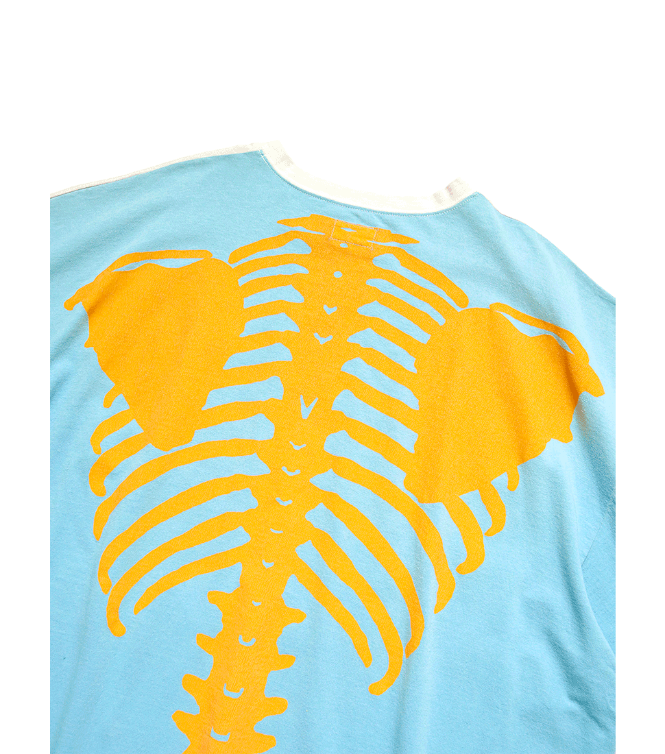 KAPITAL] JERSEY 2TONES BIG POCKET T(BONE)'TRICOLOR' - RINOSTORE