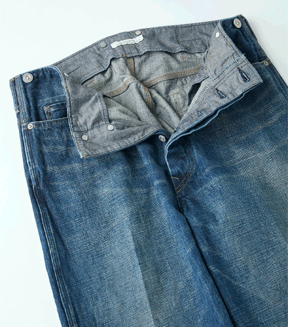 OLD JOE BRAND] 241OJ-PT12BELTLESS WAIST JEAN TROUSER