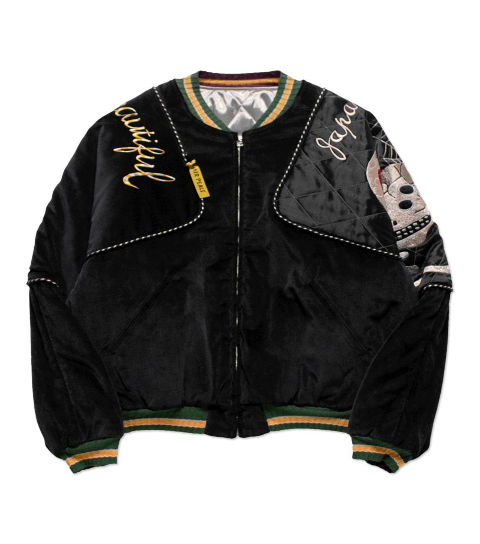 KAPITAL] VELVETEEN SHAM BOMBER JKT (RAINSKULL&SNAKE) 