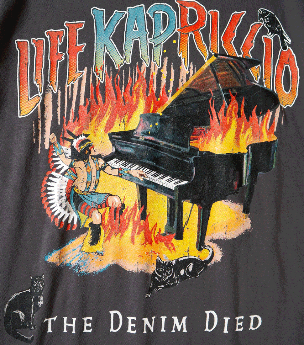 KAPITAL] 20/- T-SHIRT CREW T (BURNING PIANO)