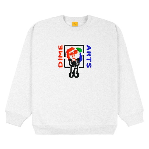 Dimearts Puff Crewneck - Ash