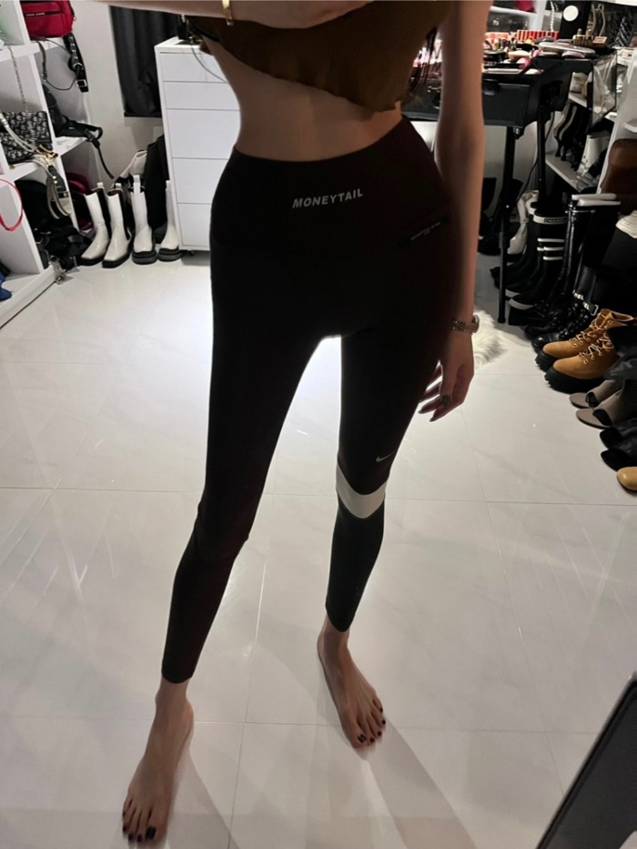 queennn moeny leggings - brown