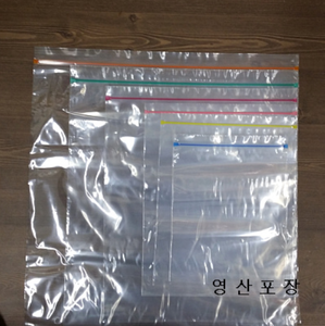 25cm*35cm(노랑)(100매)  PE한줄무늬지퍼백25cm*35cm(노랑)(100매)  PE한줄무늬지퍼백