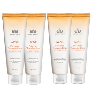 뷰앤뷰 ACNE 모공케어 클렌징폼 120ml * 4개 (여드름피부완화)