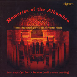 [중고] Tilman Hoppstock / Memories of the Alhambra (수입/sigx12200)