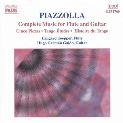 [중고] Hugo German Gaido, Irmgard Toepper / Piazzolla : Complete Music For Flute And Guitar (수입/8554760)