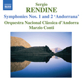 Marzio Conti / Sergio Rendine : Symphony No.1 &amp; 2 (수입/미개봉/8572039)