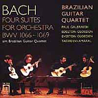 Brazilian Guitar Quartet / Bach : Four Suites For Orchestra (수입/미개봉/de3254)