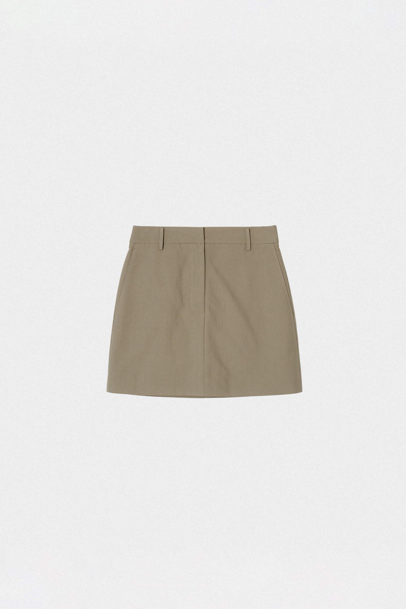 37254_Minimal Cotton Miniskirt