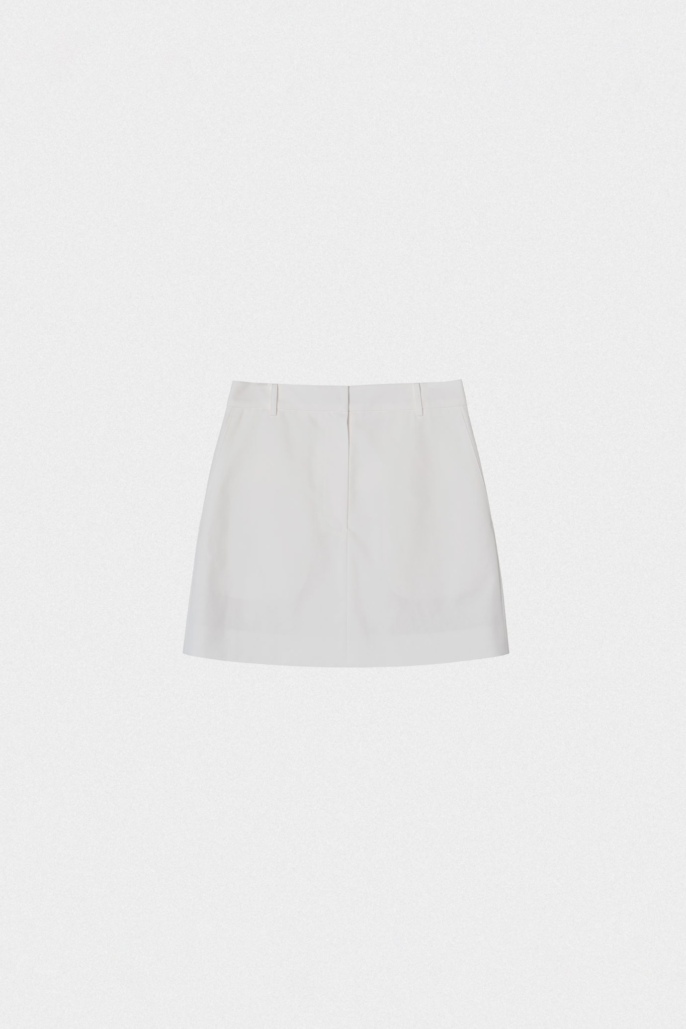 37254_Minimal Cotton Miniskirt