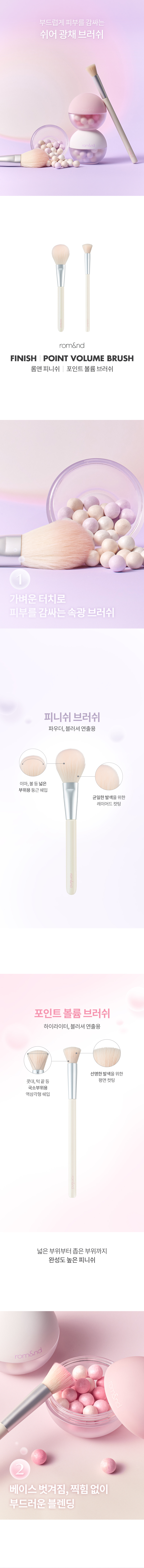 ROM&ND Sheer Glow Brush (Finish/Point Volume)