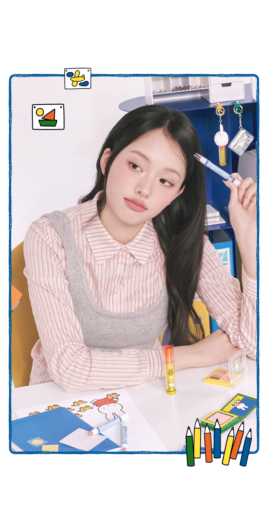 ROM&ND x Miffy Blurfy Lip Crayon