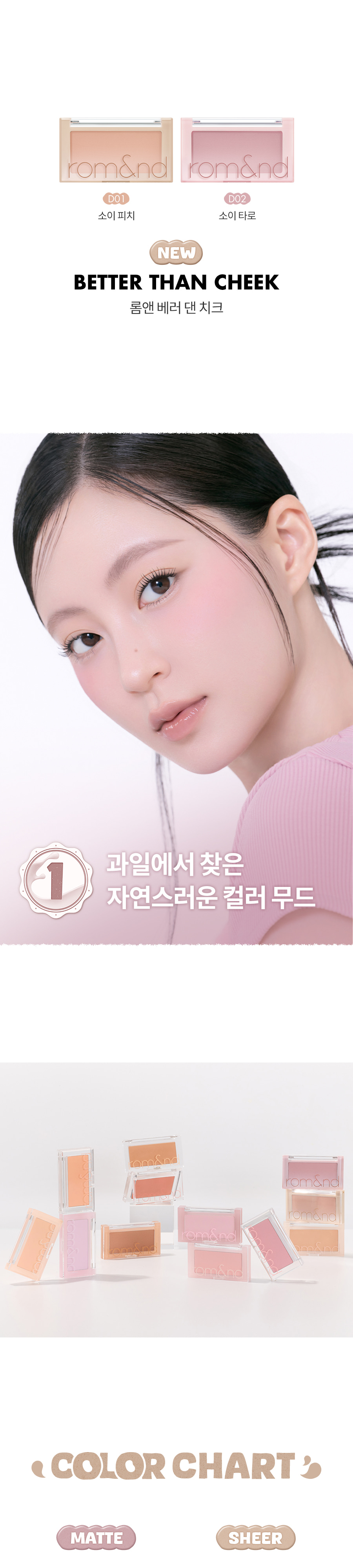 ROM&ND Better Than Cheek (Soymilk Collection)