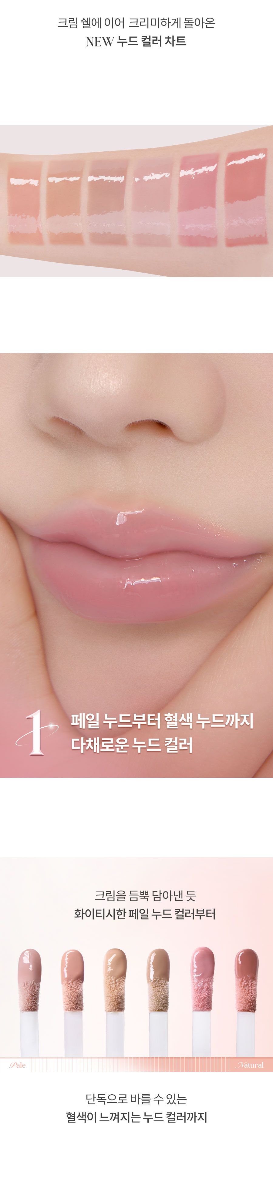 ROM&ND Glasting Color Gloss Set (Soymilk Collection)