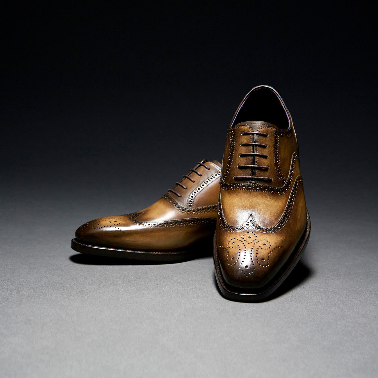 [Custommania X The shuri] PATINA WING TIP OXFORD OFR No.932