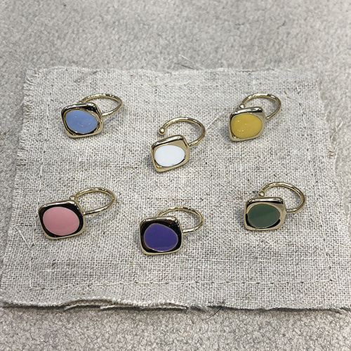 small color square earcuff (6 colors)