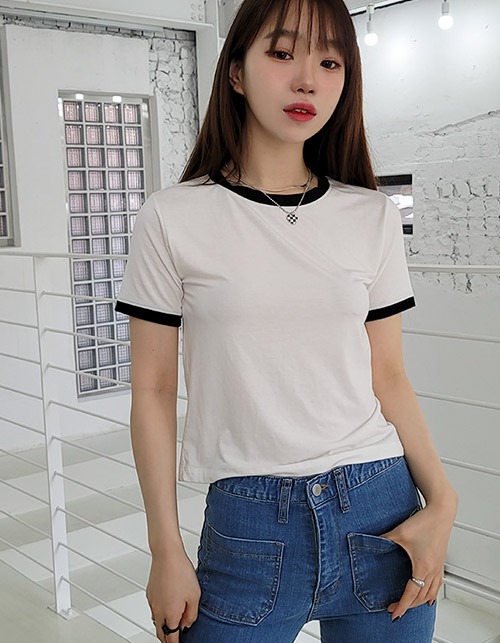 basic binding t-shirt (3 colors)