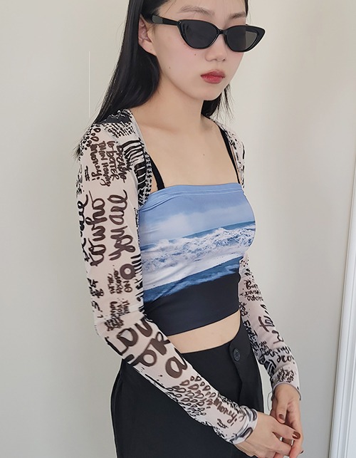 graffiti bolero (3 colors)