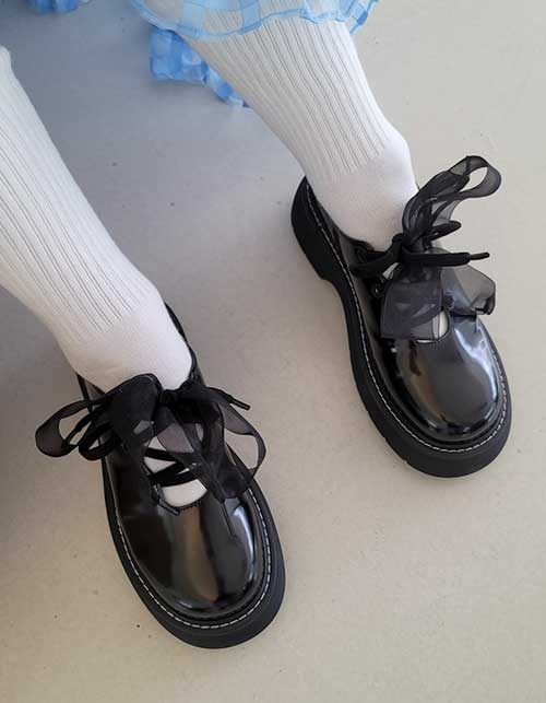 organza ribbon loafer