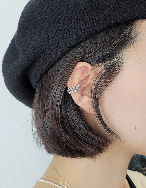 zigzag earcuff