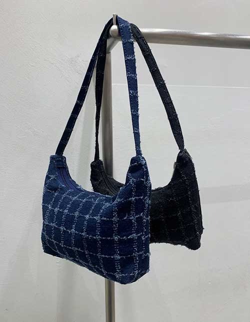 denim shoulder bag (2colors)