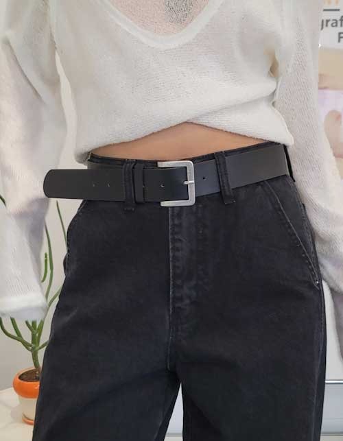 square buckle belt (2colors)