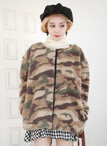 mokomoko camo jacket