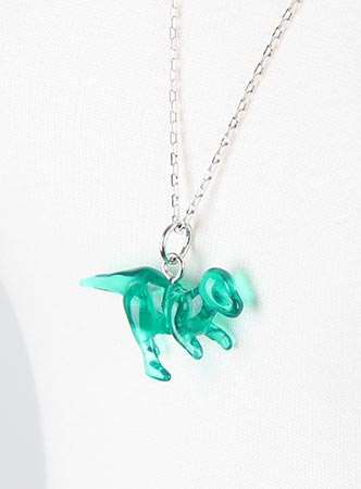 DINO figure necklace  (2 colors) 