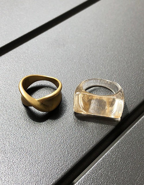 gold mood 2set rings