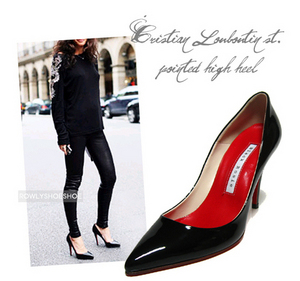 (Ow54)C.Louboutinpointed heel 뾰족코 구두 여성수제화 무광가죽변경가능 맞춤구두