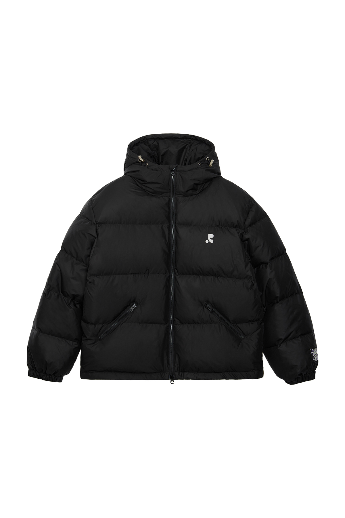 2WAY HOOD DOWN JACKET - BLACK - rest and recreation