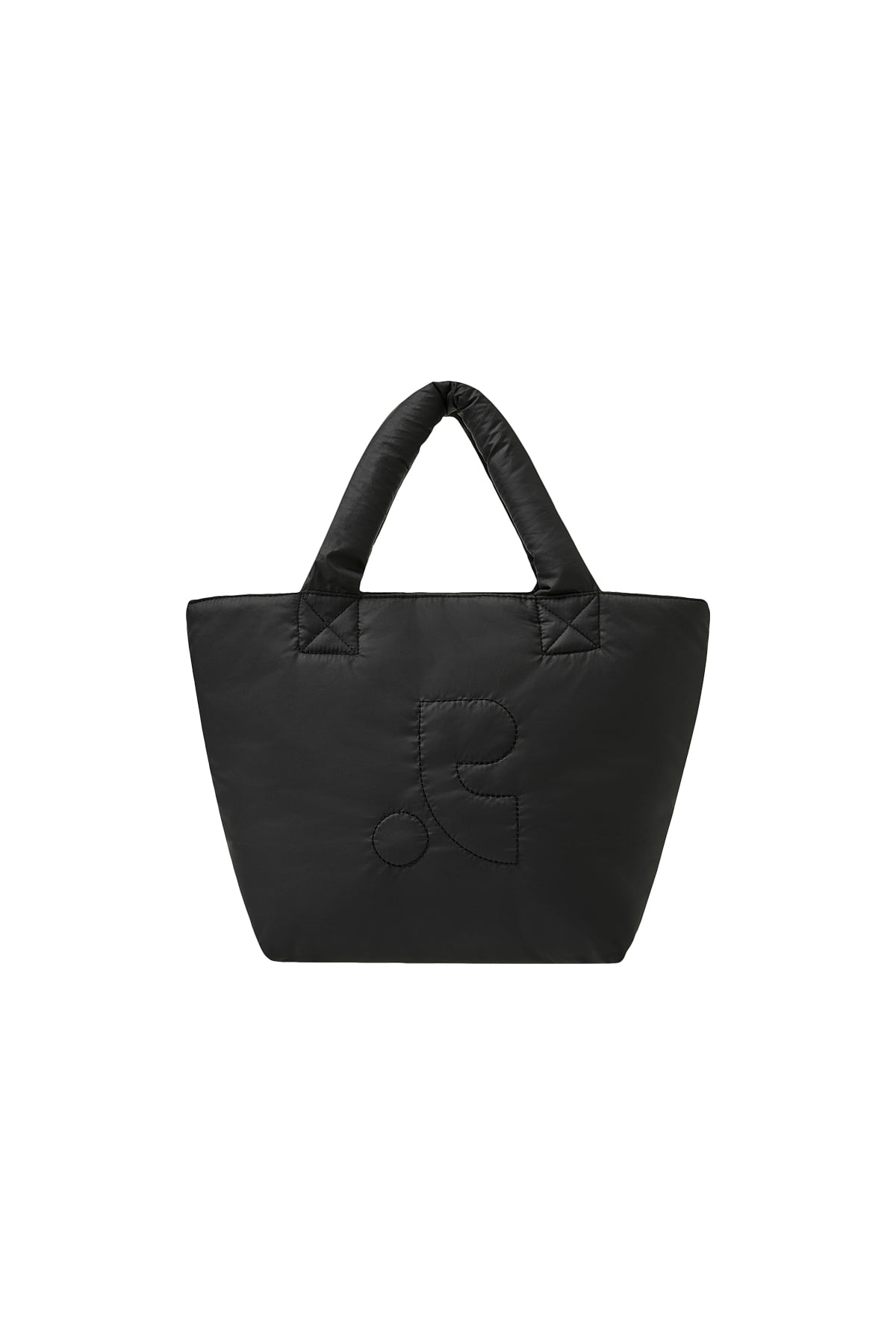 PUFFER MINI TOTE BAG - BLACK - rest and recreation